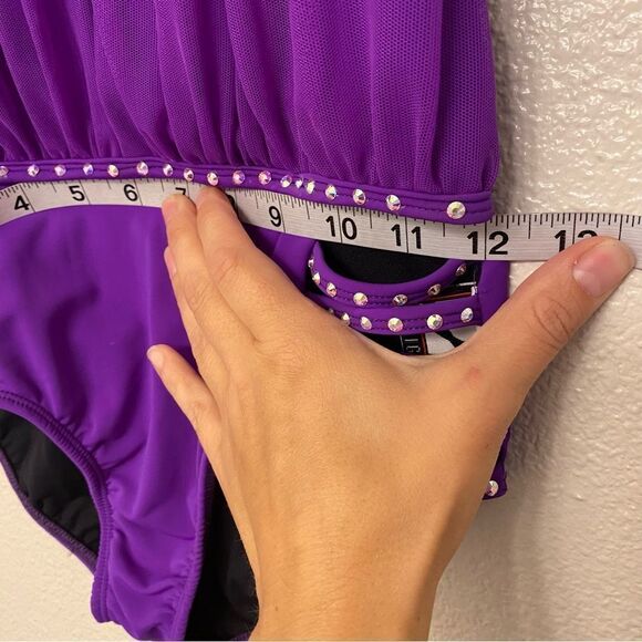 Purple Kids Dance Costume - Picture 6 of 11